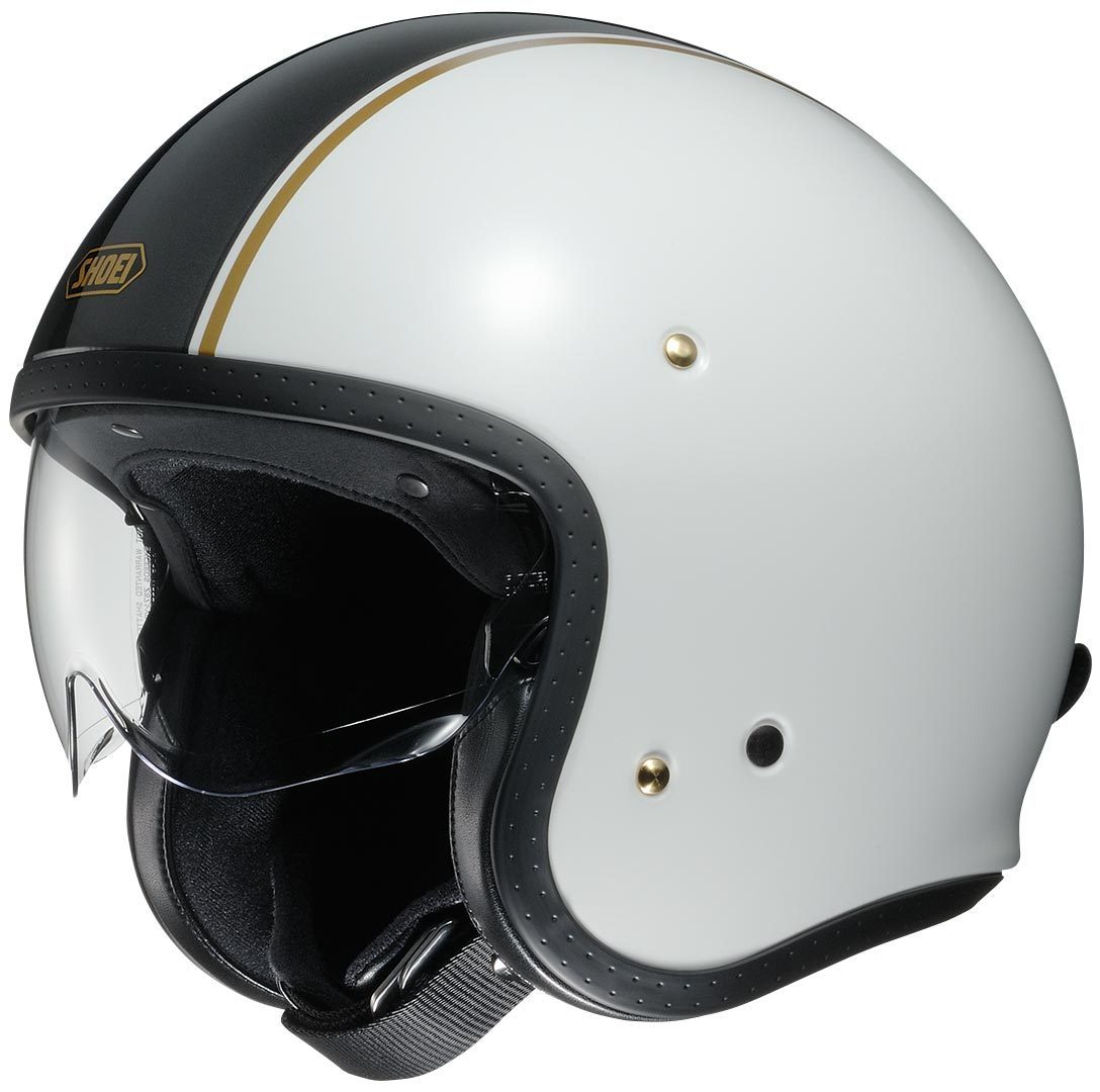 Shoei J.O Carburettor Jethelm, schwarz-weiss, Größe XL, schwarz-weiss, Größe XL