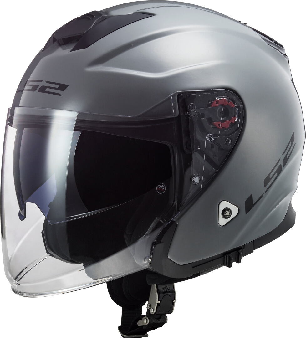 LS2 Infinity OF521 Jet Helmet, grey, Size 2XS, grey, Size 2XS