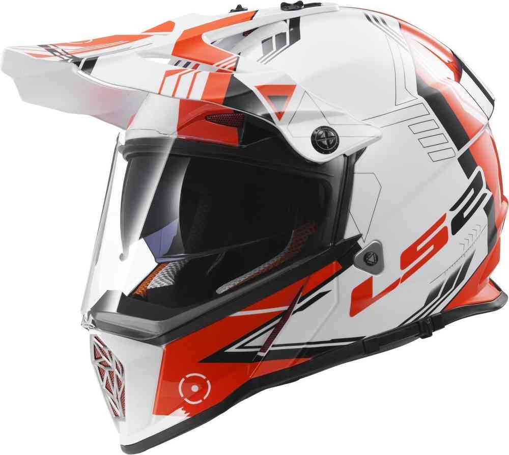Ls2 pioneer visor top