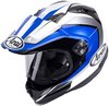 Arai Tour-X 4 Flare Enduro hjelm blå