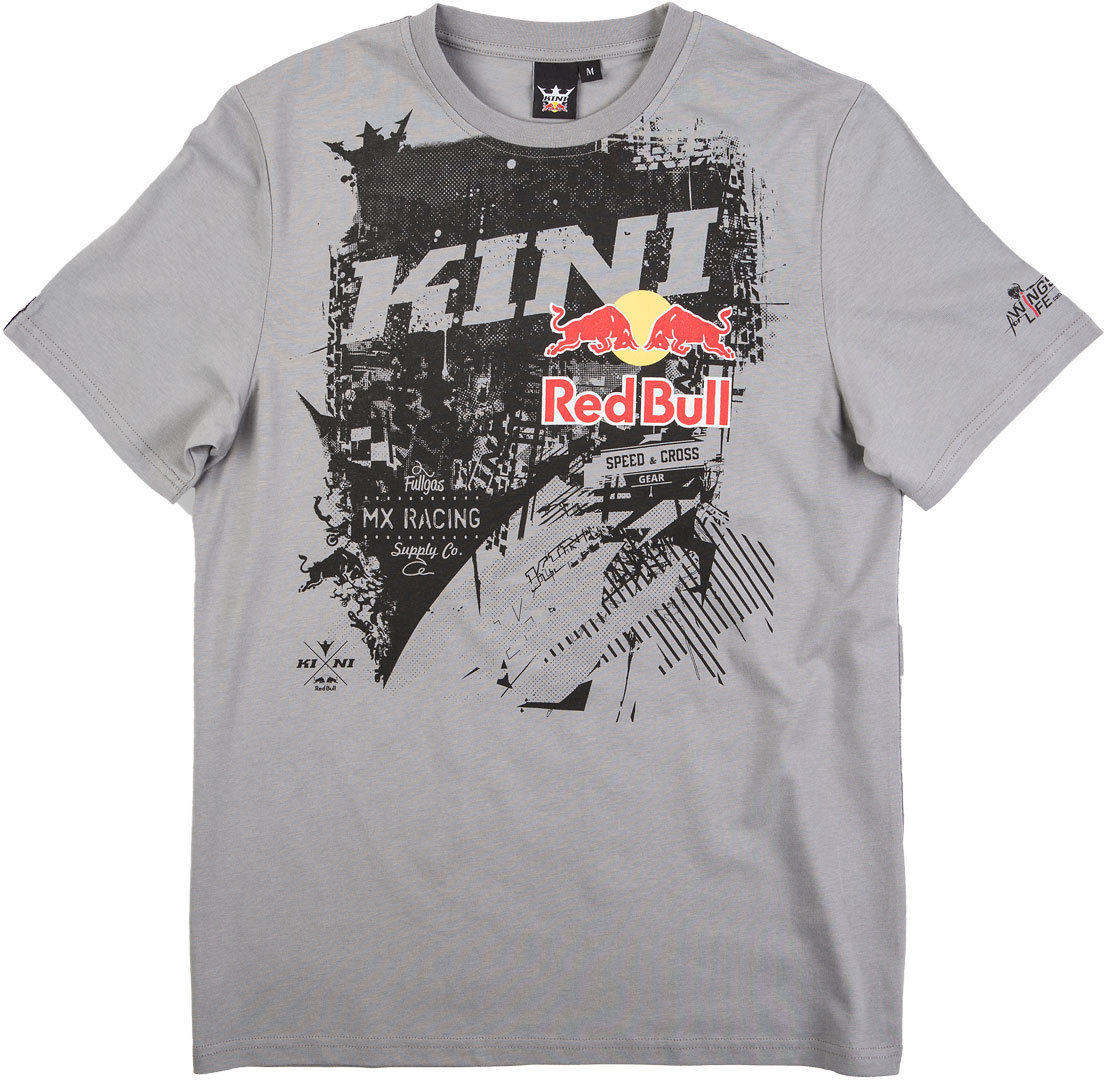 Kini Red Bull Bleed T-Shirt, grey, Size S, grey, Size S