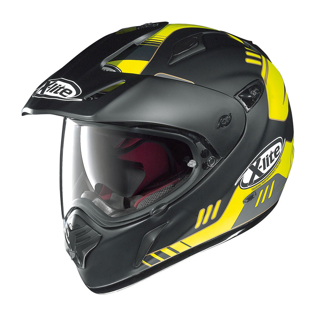 X-Lite X-551 GT Calama N-Com, svart-gul, storlek XS
