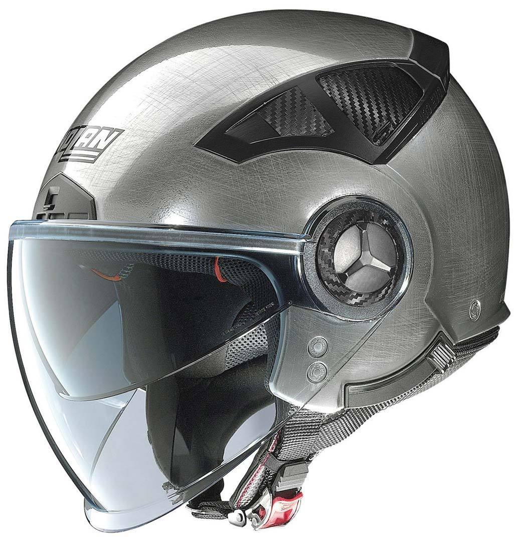Nolan N33 Evo Classic Scratched Chrome Jet Helmet, Size 2XS, Size 2XS