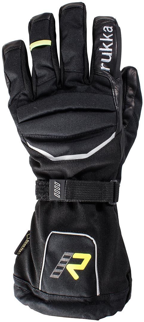 Rukka Harros Gore-Tex Motorcykel Handskar, svart-gul, storlek 3XL