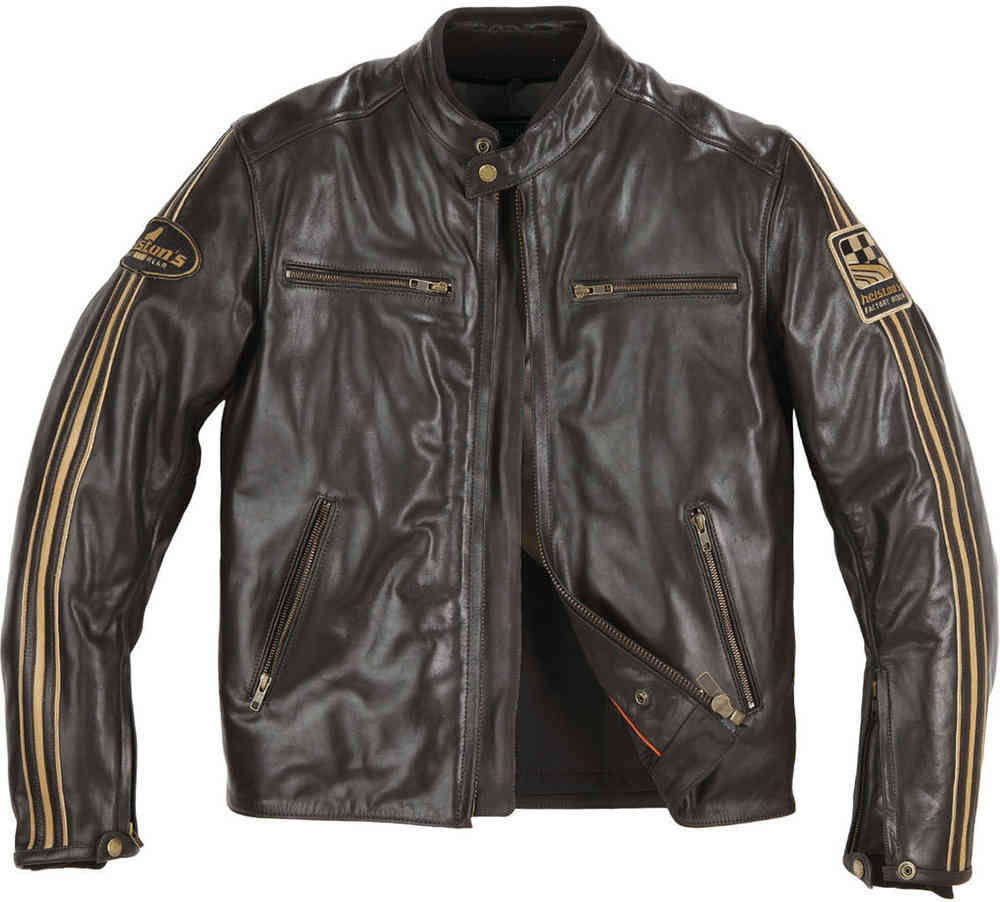 Helstons Ace Fender Leather Jacket - buy cheap FC-Moto