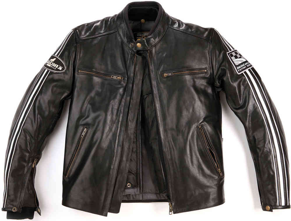 Helstons Ace Plain Leather Jacket buy cheap FC Moto