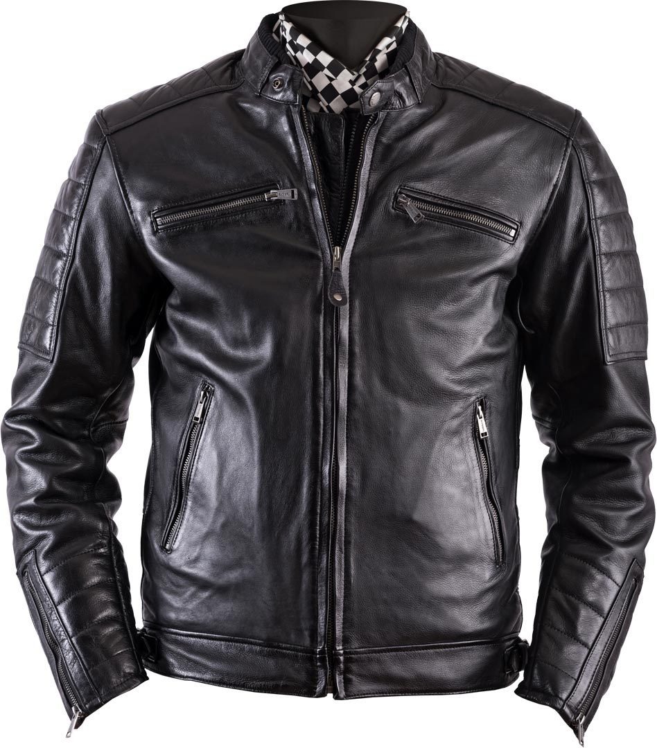 Helstons Cruiser Rag Skinnjacka, svart, storlek S