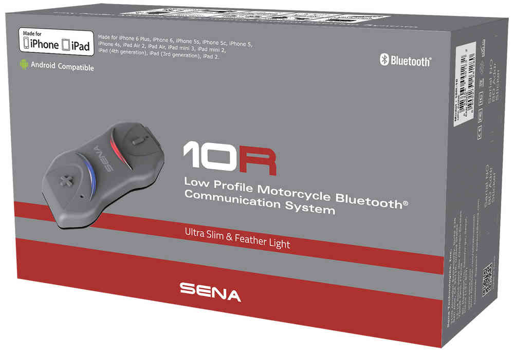 Sena 10R Bluetooth Communication System Single Pack + Remote Control