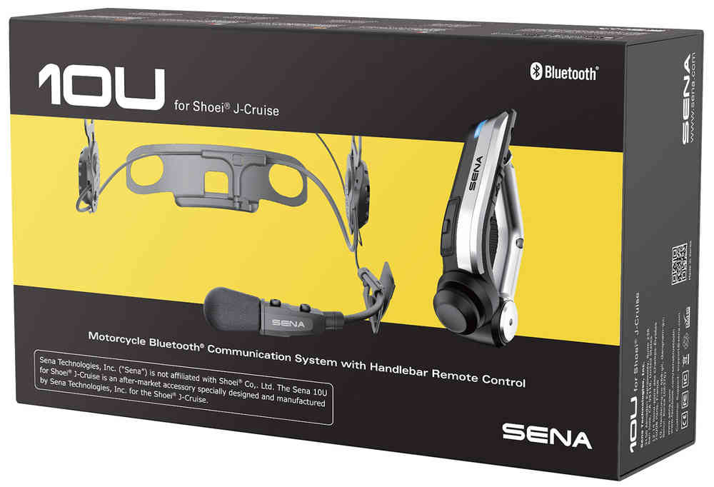 Sena 10U Shoei J-Cruise Bluetooth Communication System Single Pack 블루투스 통신 시스템 단일 팩