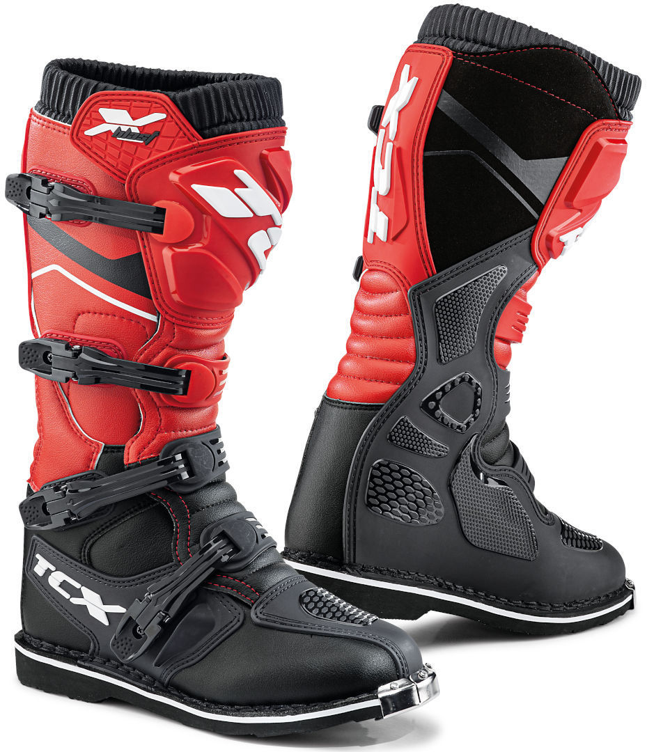TCX X-Blast Motocross Boots, black-red, Size 38, black-red, Size 38