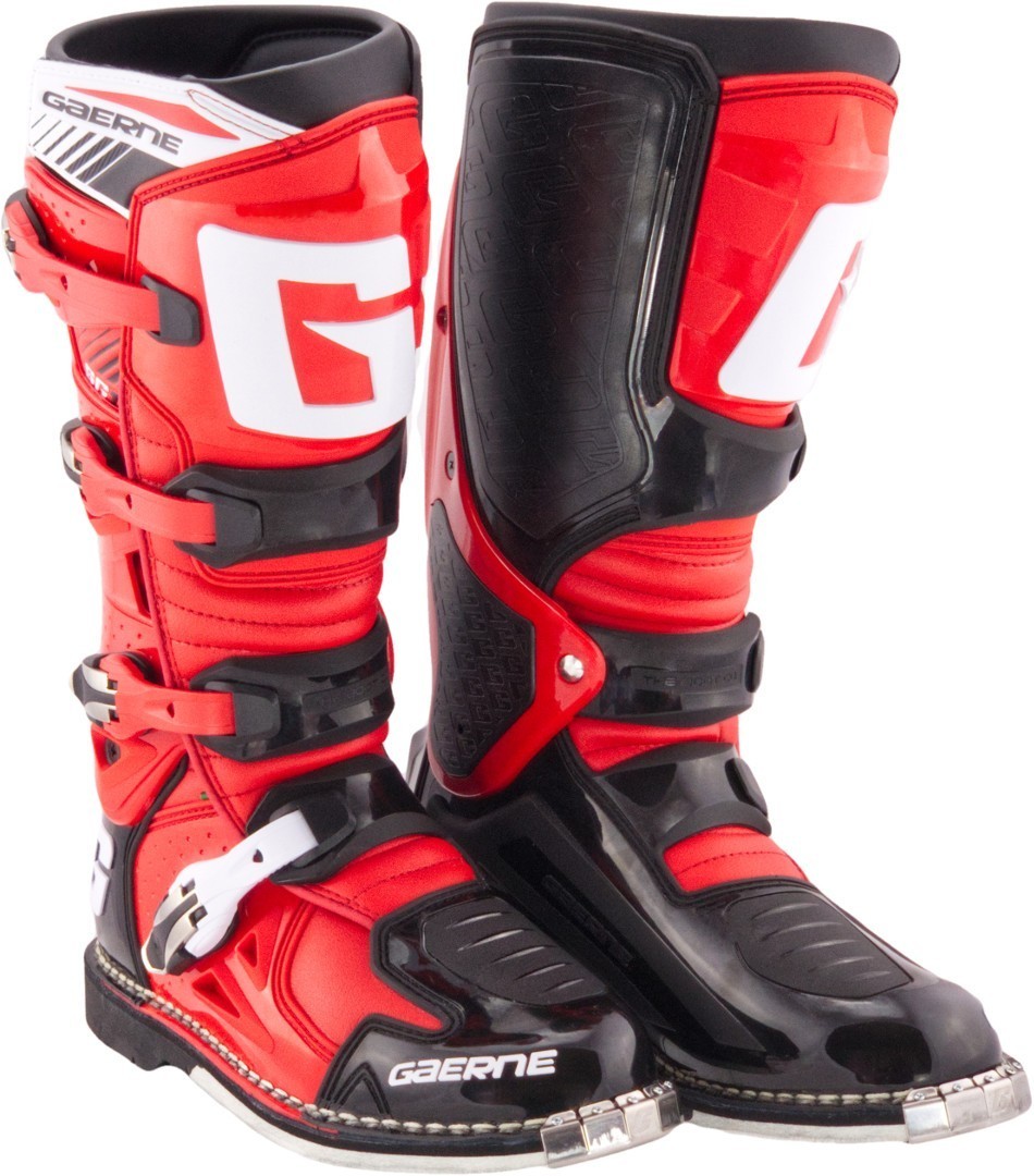 Gaerne SG-10 Goodyear Motocross Boots, black-red, Size 39, black-red, Size 39