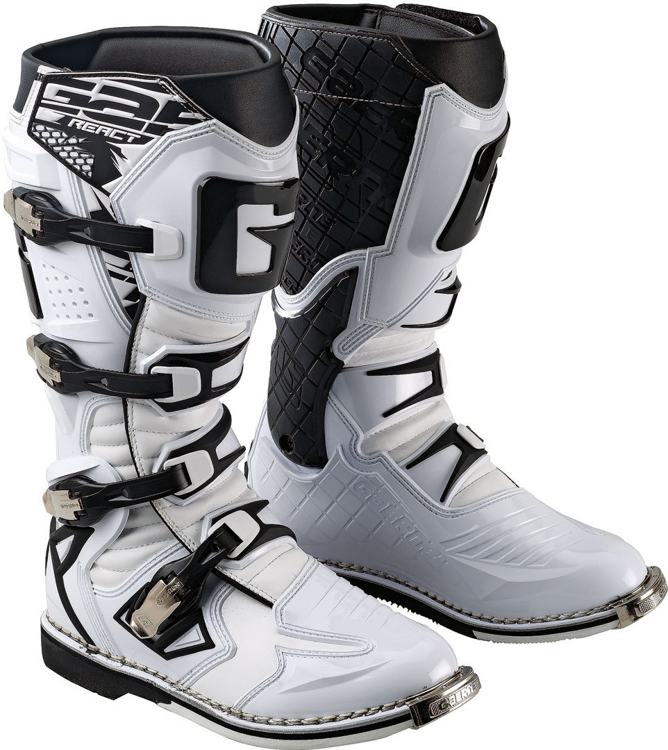 Gaerne G-React Goodyear Motocross Boots, white, Size 48, white, Size 48