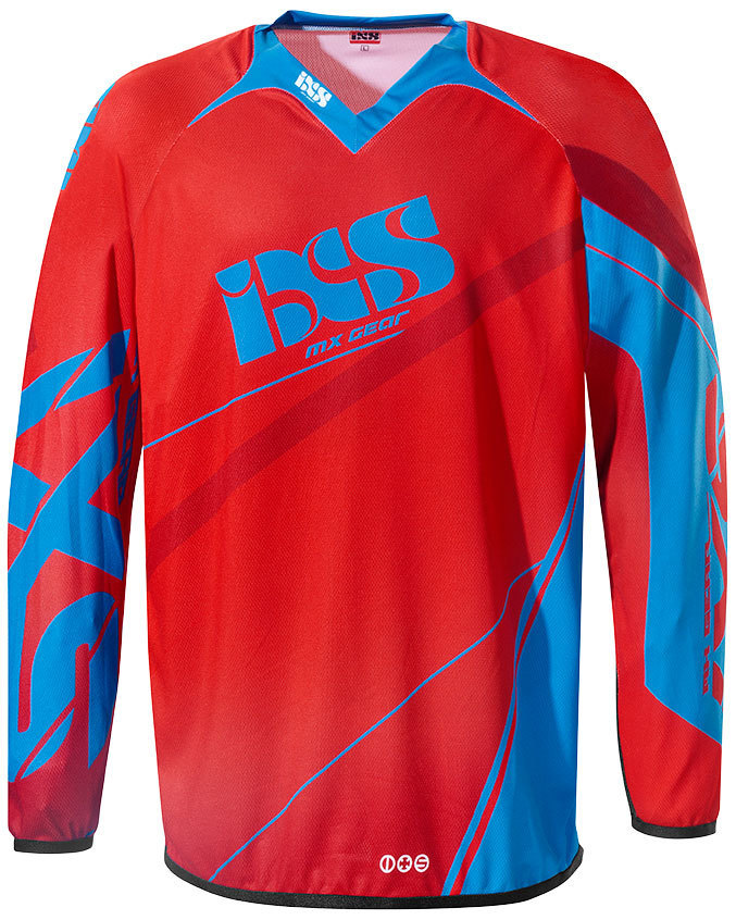 IXS Raceway Motocross Jersey, rød-blå, størrelse XL