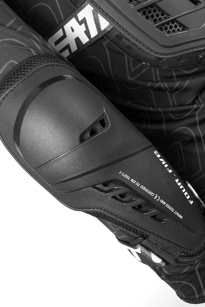 Side view of Leatt 4.5 Body Protector Jacket, black-grey, Size L XL for Men