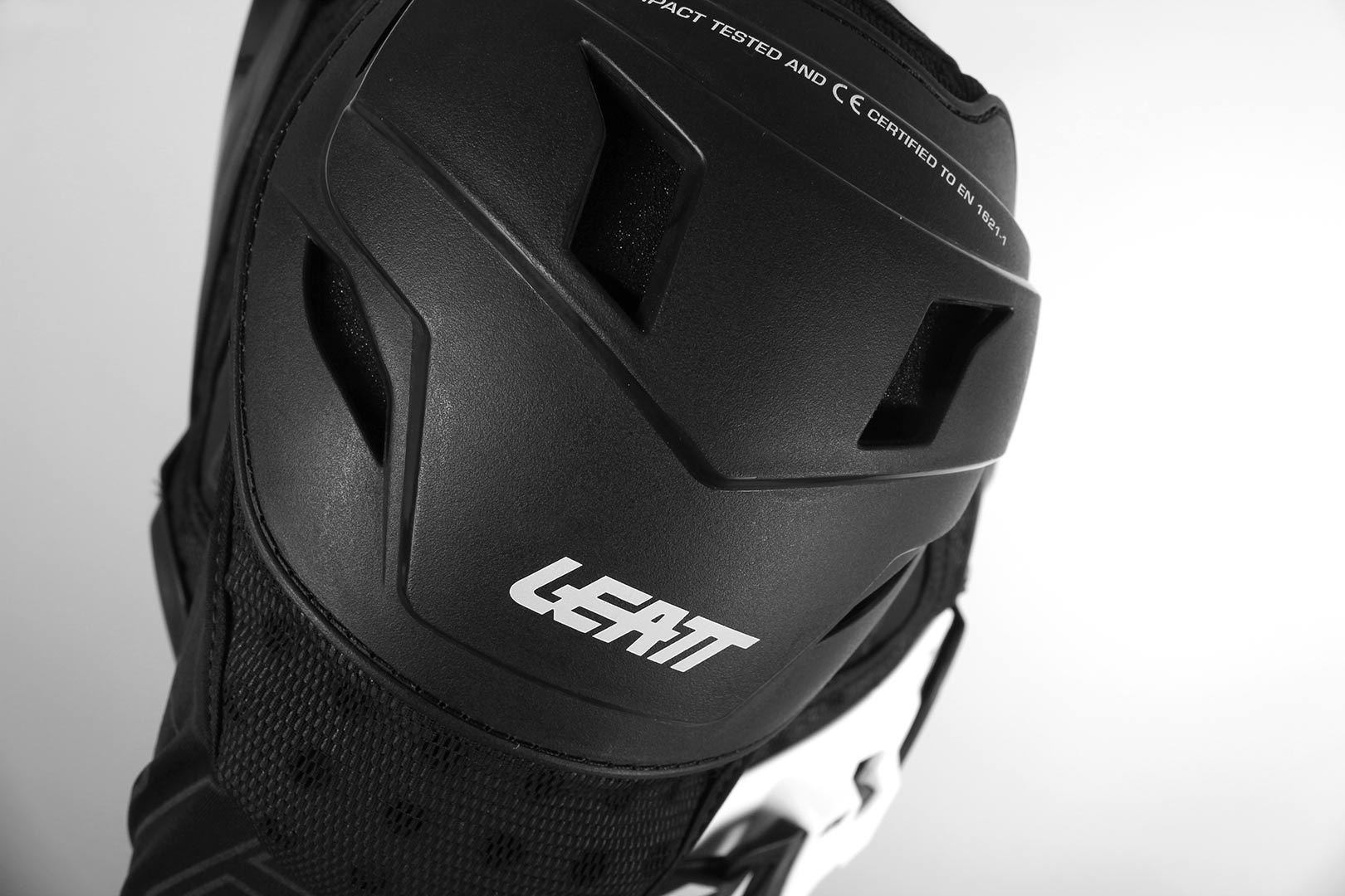Side view of Leatt 4.5 Body Protector Jacket, black-grey, Size L XL for Men
