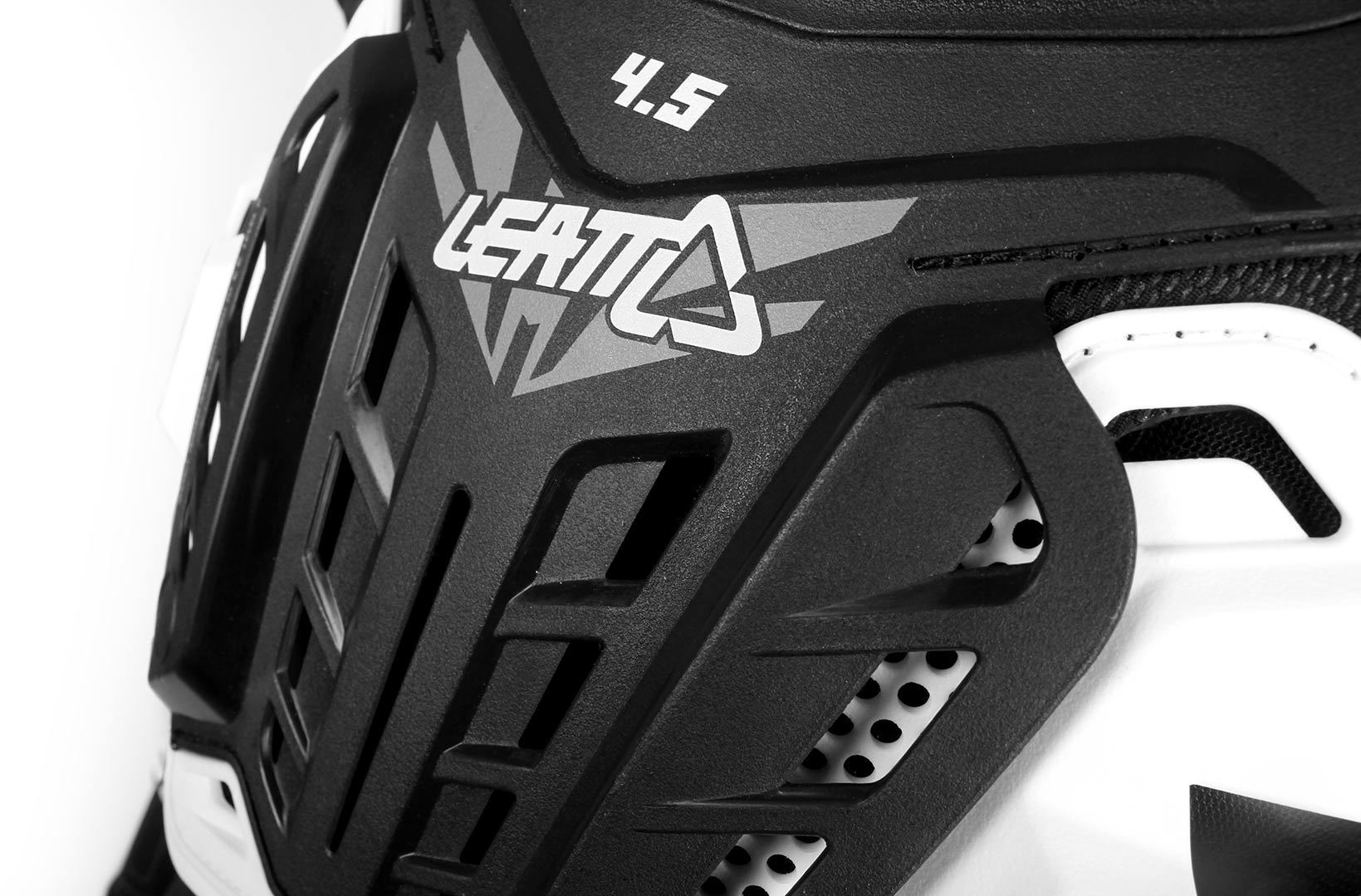 Side view of Leatt 4.5 Body Protector Jacket, black-grey, Size L XL for Men