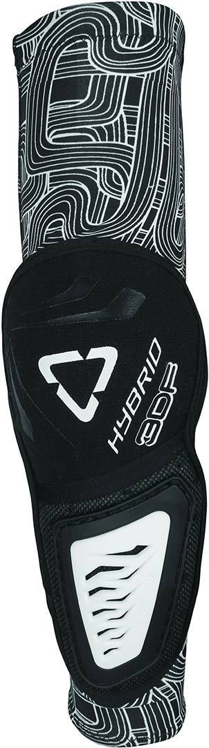 Leatt 3DF Hybrid Elbow Protector, black-white, Size 2XL, black-white, Size 2XL