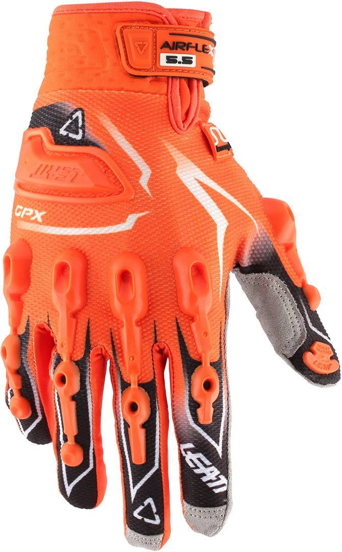 Leatt GPX 5.5 Lite Gloves, black-white-orange, Size XS, black-white-orange, Size XS