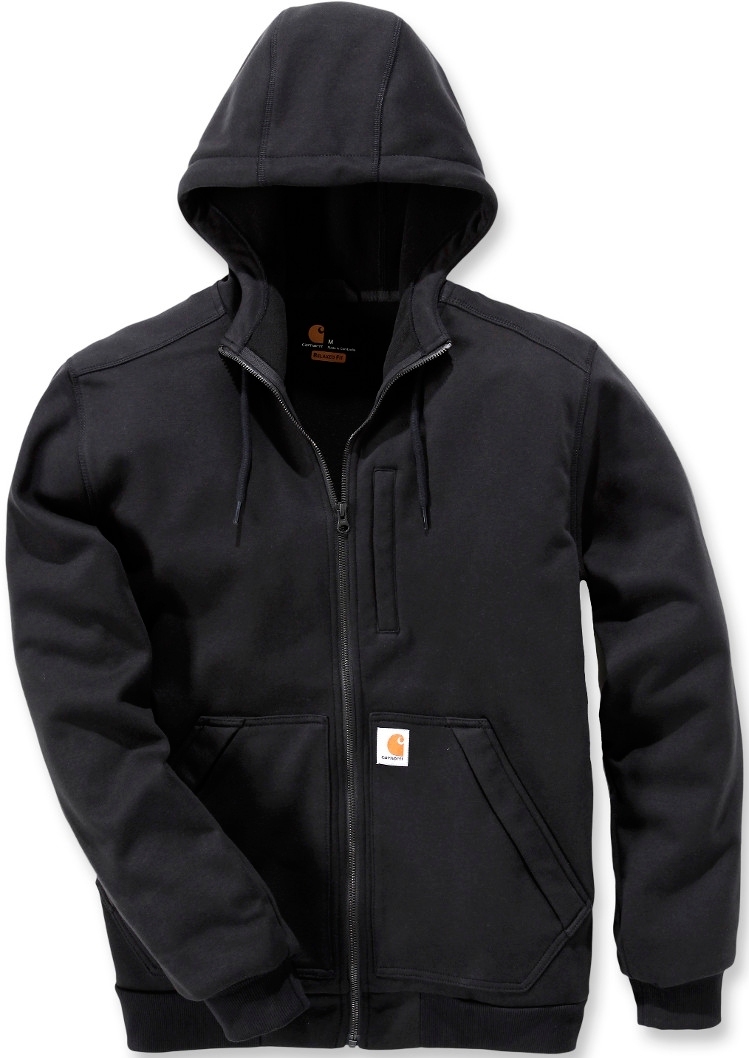 Carhartt Wind Fighter Zip Hoodie, zwart, afmeting S
