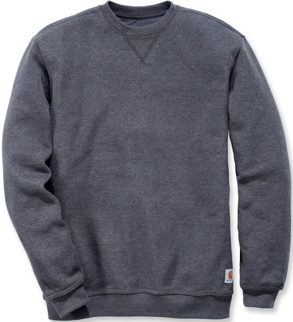 Carhartt Midweight Crewneck Sweatshirt, grey, Size L, L Grey unisex