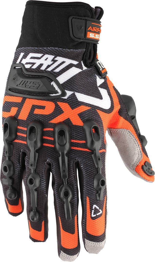 Leatt GPX 5.5 Windblock Gloves, black-orange, Size XS, black-orange, Size XS