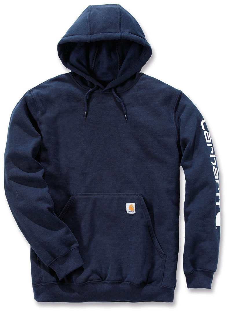 Carhartt Midweight Sleeve Logo Hoodie, blauw, afmeting S