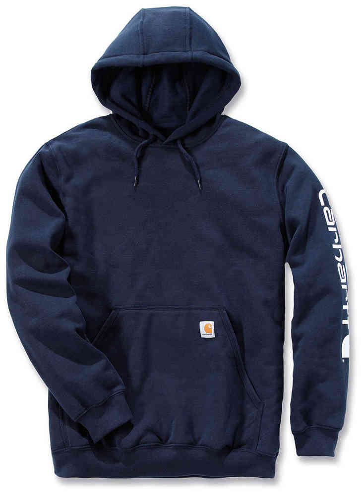 Carhartt Midweight Sleeve hoodie sudadera con capucha logotipo en la manga loose fit tejido de grosor medio para hombre tam