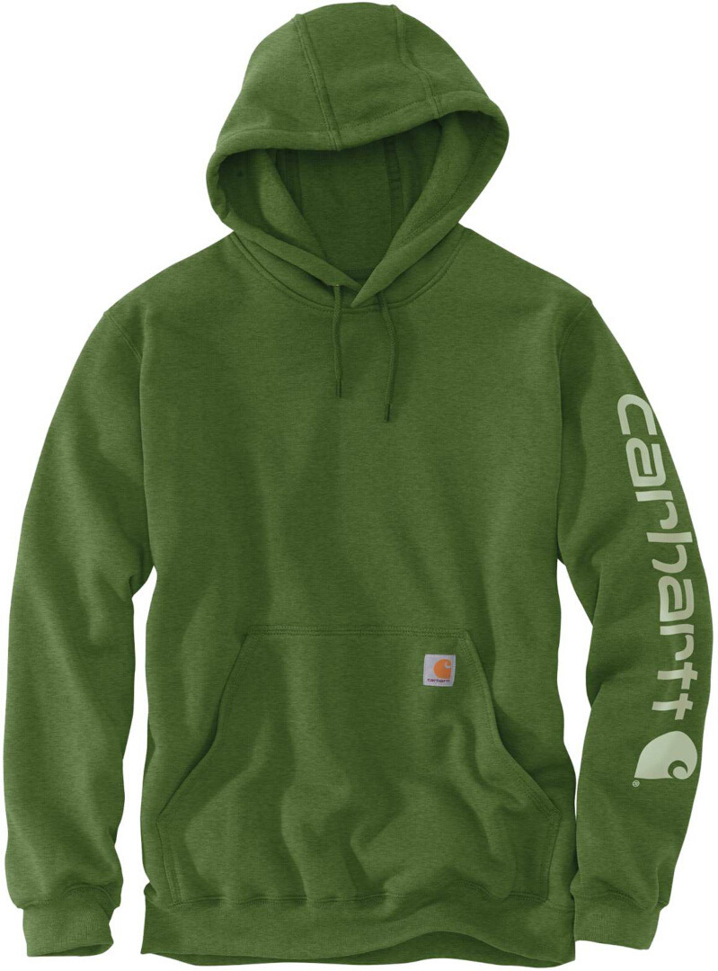Carhartt Midweight Sleeve Logo Hoodie, groen, afmeting M voor man