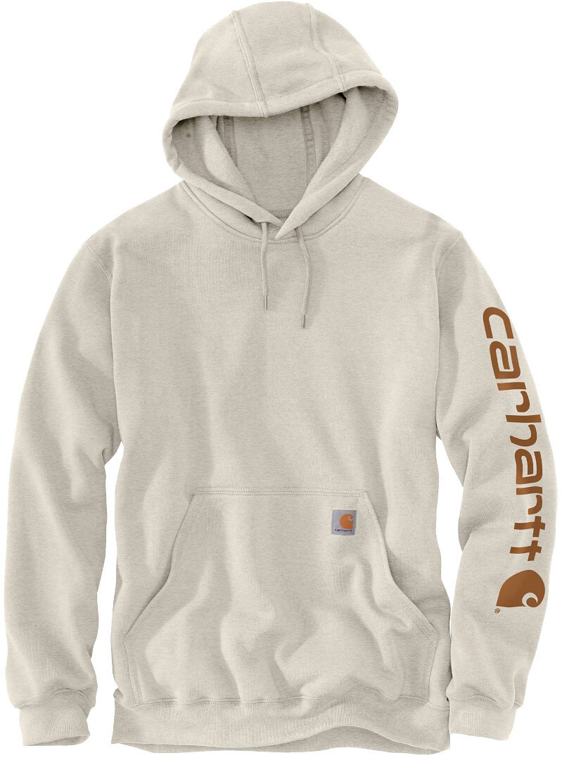 Carhartt Midweight Sleeve Logo Hoodie, beige, afmeting M