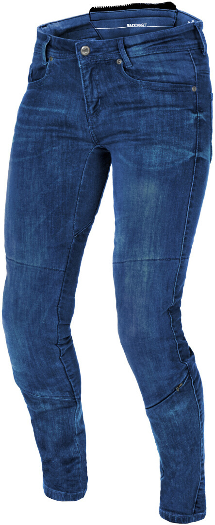 Macna Jenny Ladies Motorcycle Jeans Pants, blue, Size 34 for Women, blue, Size 34 for Women