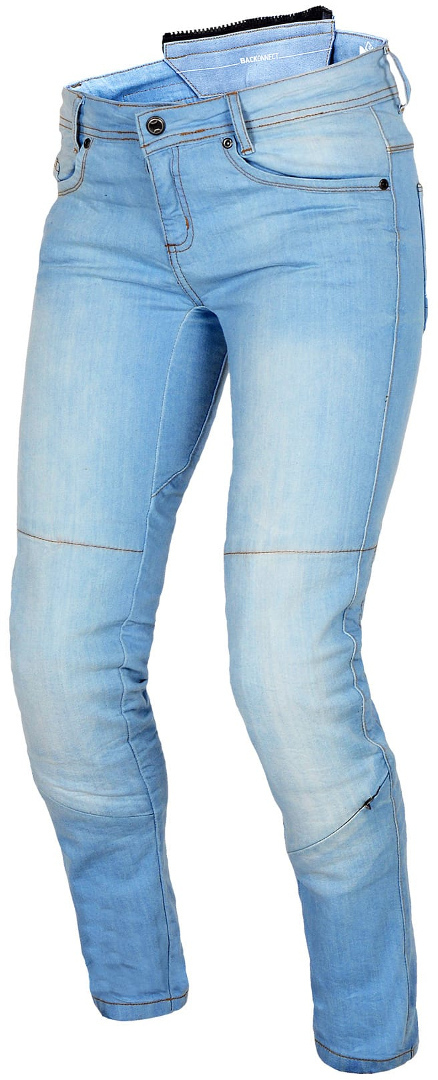 Macna Jenny Ladies Motorcycle Jeans Pants, blue, Size 26 for Women, blue, Size 26 for Women