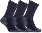 Carhartt All Season Cotton Crew Work Socks (3-Pack)