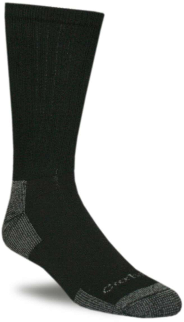 Carhartt All Season Cotton Crew Work Socken (3er Pack), schwarz, Größe L, schwarz, Größe L