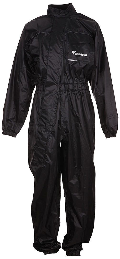 Modeka Black Rain Rain Suit 1-Peace, Size S, black, Size S