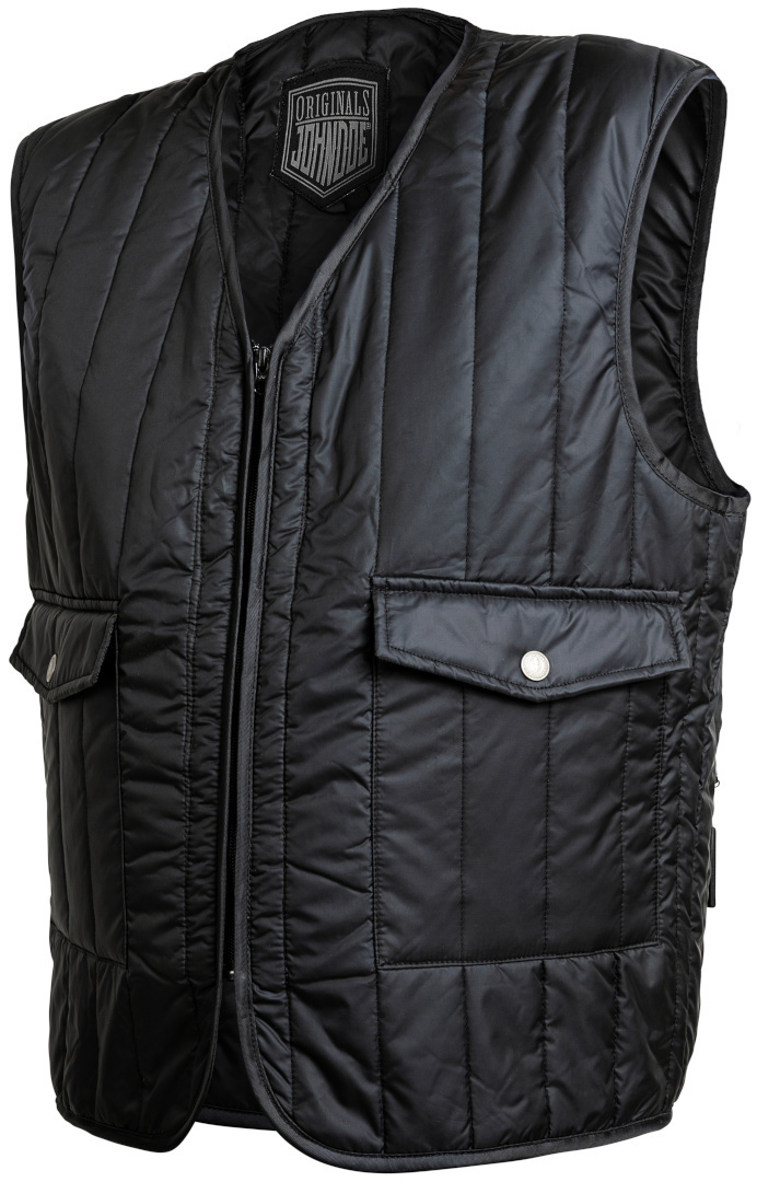 John Doe Basic Vest, zwart, afmeting 4XL