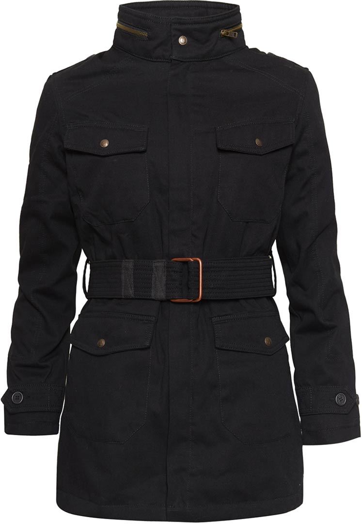 John Doe Field XTM Ladies Motorcycle Textile Jacket, black, Size XS for Women, black, Size XS for Women