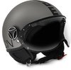 MOMO FGTR EVO Casco de Jet Titan Matt / Negro