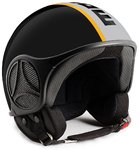 MOMO Minimomo Jet casco negro / amarillo