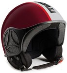 MOMO Minimomo Red / White Реактивный шлем