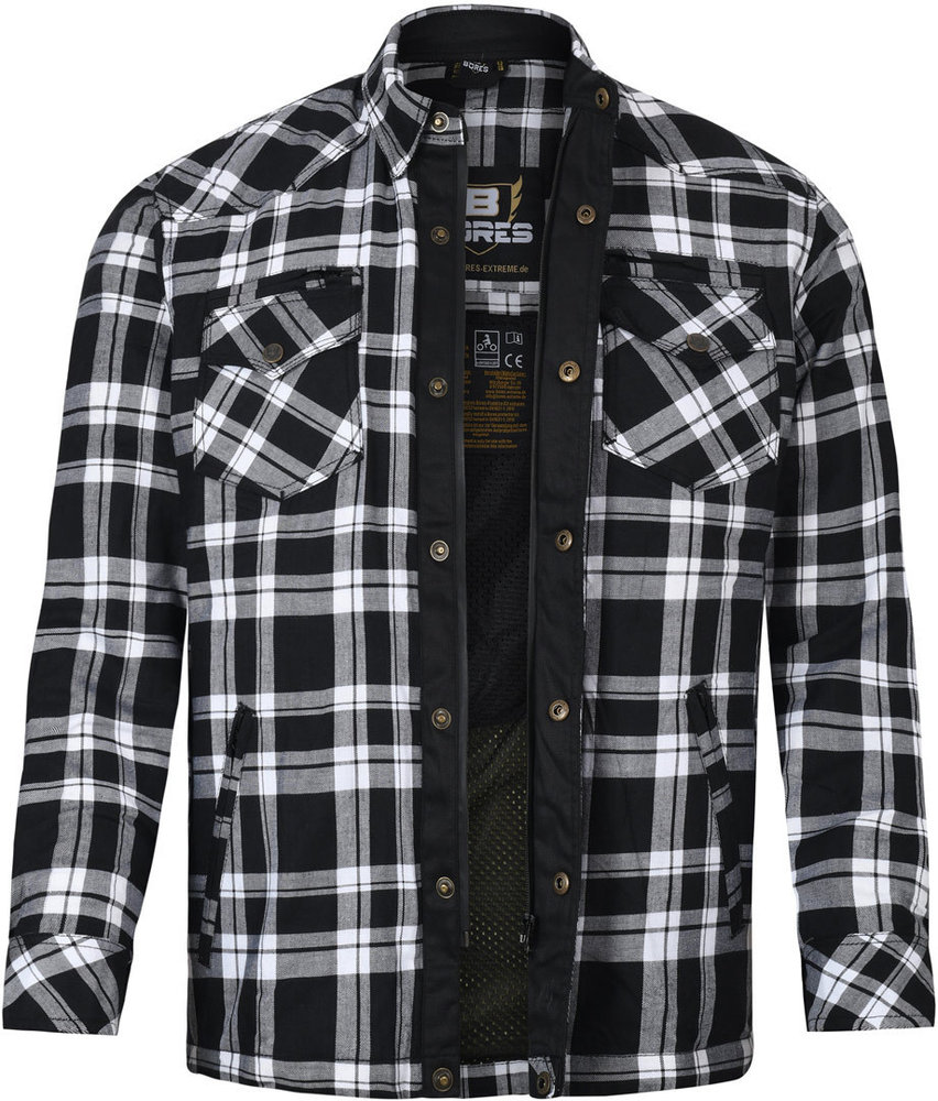 Bores Lumberjack Premium Camisa da motocicleta