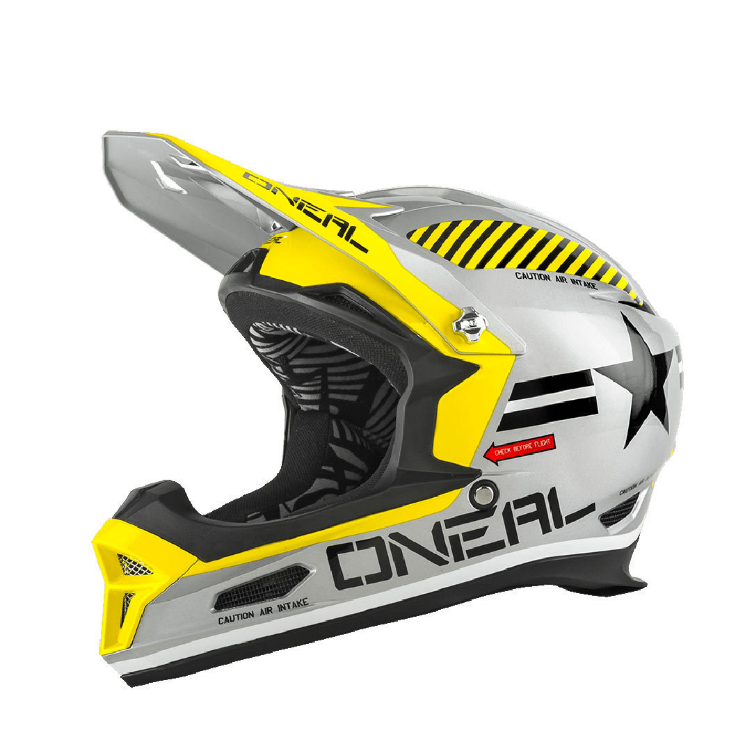 O´Neal Fury Fidlock RL Afterburner Downhill Helmet, silver, Size XL, silver, Size XL