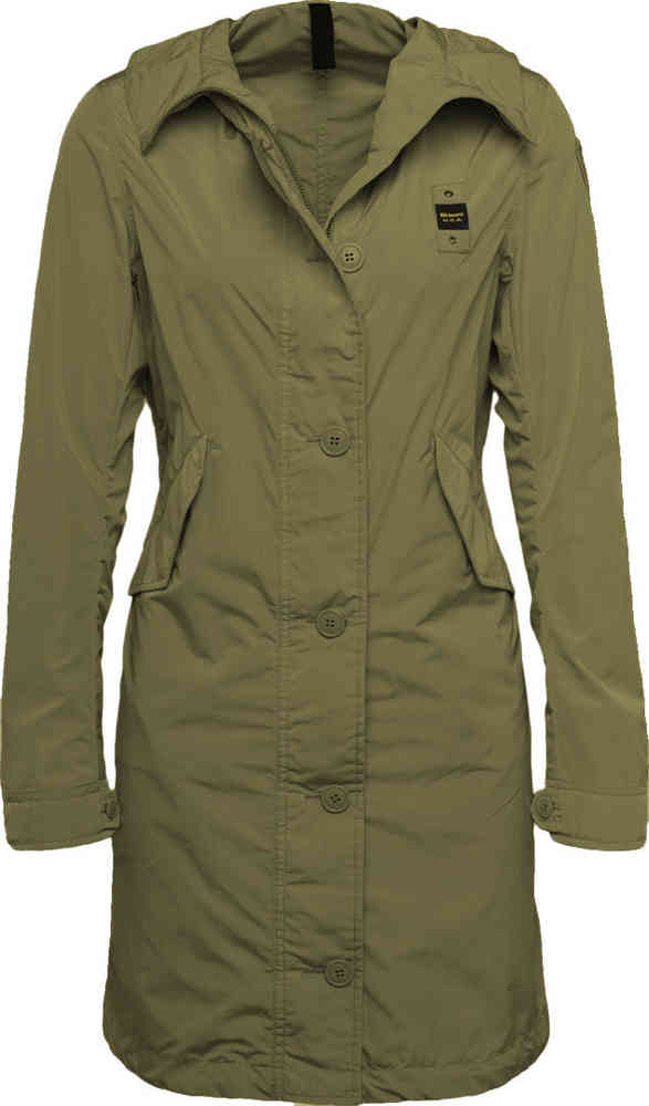 Blauer USA Long Unlined Trench Impermeabile Ladies