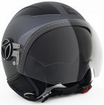 MOMO Avio Pro Anthracite Matt Logo Black Casque jet