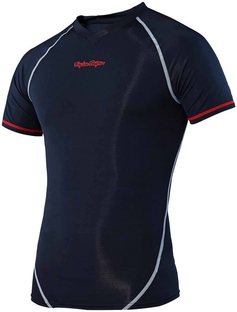Troy Lee Designs Ace Baselayer Short Sleeve, blue, Size S, blue, Size S