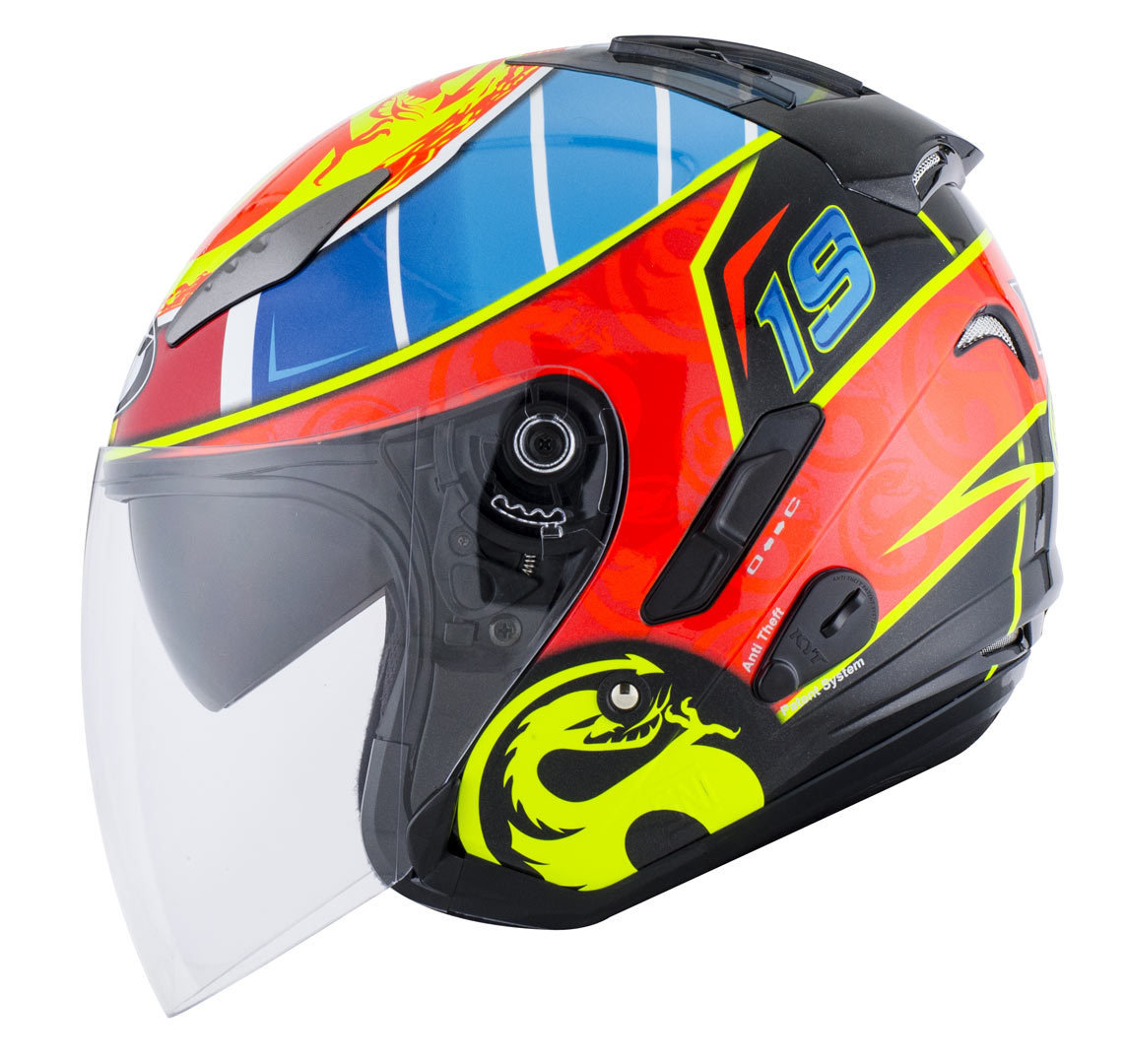 KYT Hellcat Simeon Replica Jet Helmet buy cheap FC Moto