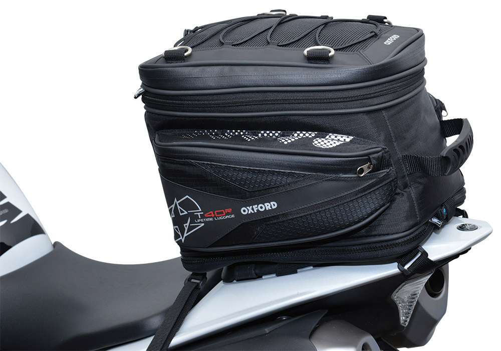 Oxford T40R Motorcycle Tail Bag, black, Size 31-40l for Men-image-134437373