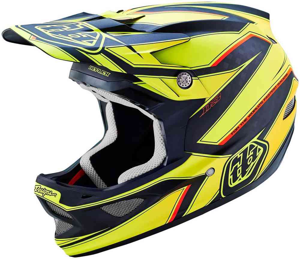 Troy Lee Designs D3 Reflex Yellow Helmet ヘルメット