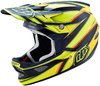 Troy Lee Designs D3 Reflex Yellow Helmet Casc