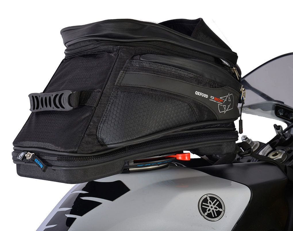 Oxford Q20R Adven Tank Bag, black, black, Size One Size