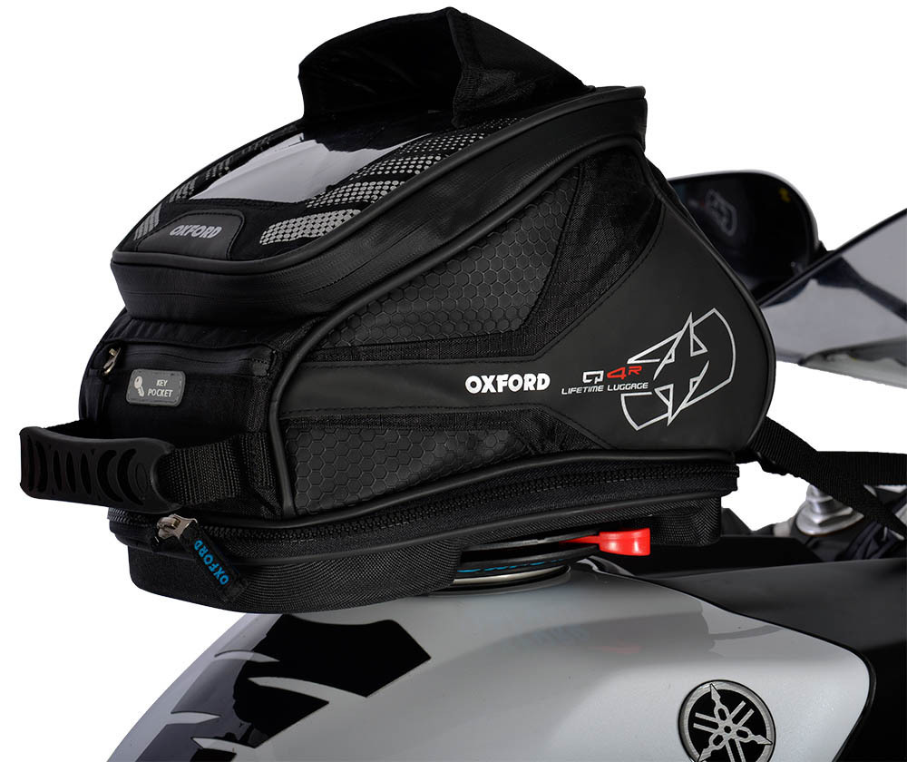 Oxford Q4R Tank Bag, black, black, Size One Size